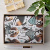 Vintager Beagle Welpe nahtlos Seidenpapier (Geschenk)