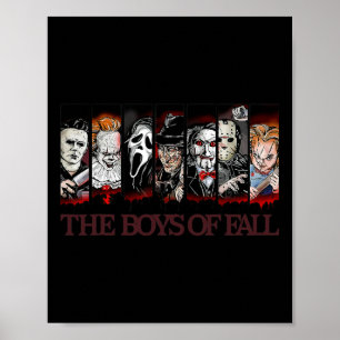 Vintager Beängstigender Horror Film Halloween-Ernt Poster