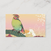 Vintager Beauty Consultant auf Postcard Visitenkarte (Rückseite)