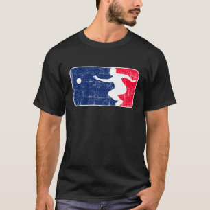 Vintager bedeutende Liga Bocce Ball T-Shirt