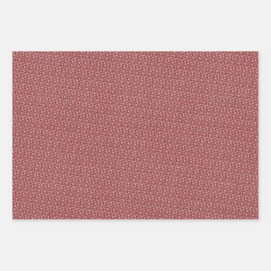 Vintager Beerenzweig Geschenkpapier Set (Vorderseite 2)