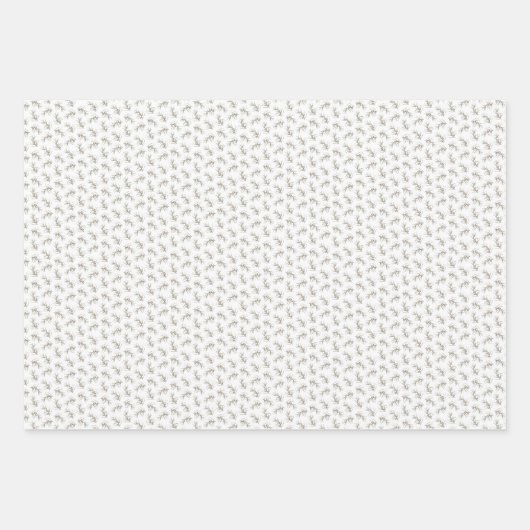 Vintager Beerenzweig Geschenkpapier Set (Vorderseite)