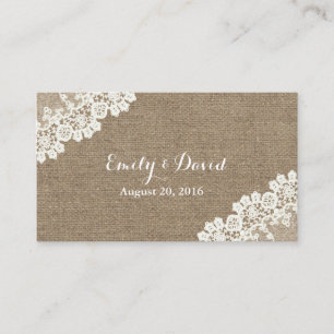 Vintager Begleitkarte