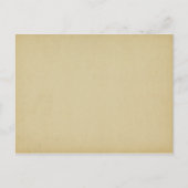 Vintager Beige Hintergrund für leeres Postkartenmu Postkarte (Vorderseite)