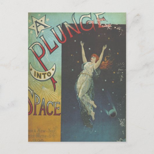 Vintager Bereich der 1890er Jahre Postkarte (Vorderseite)