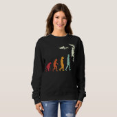 Vintager Bergsteiger Kletterparadies Sweatshirt (Vorne ganz)