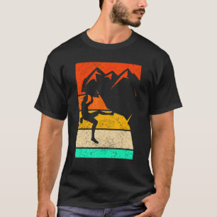 Vintager Bergsteiger Klettersteig Motif 4 T-Shirt