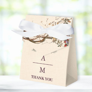 Vintager Bergwald Hochzeit von Evergreen Tree Geschenkschachtel