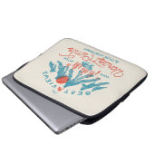 Vintager BergWolf Klettern Wandern im Freien Laptopschutzhülle (Vorne Knopf)