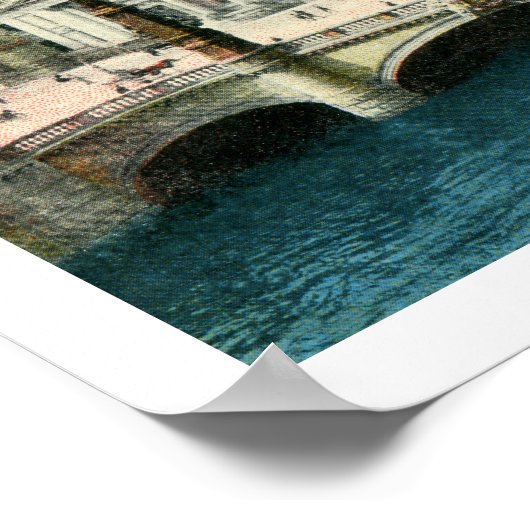 Vintager Berliner Dom Poster (Ecke)