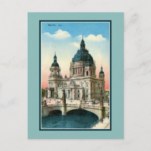 Vintager Berliner Dom Postkarte (Vorderseite)