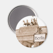 Vintager Berliner Kühlschrankmagnet (Vorderseite/Rückseite)