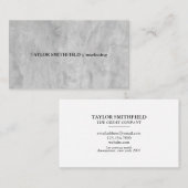 Vintager Beruflicher Beton Visitenkarte (Vorne/Hinten)