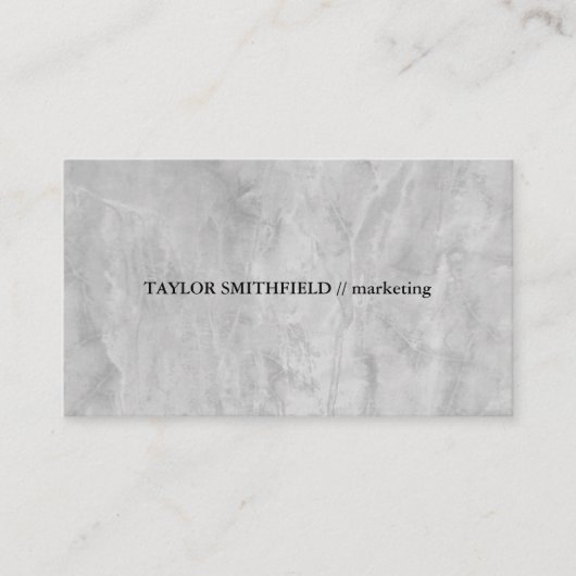 Vintager Beruflicher Beton Visitenkarte (Vorderseite)