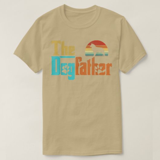 Vintager Besitzer des Dogvaters Pyrenean Shepherd  T-Shirt (Design vorne)