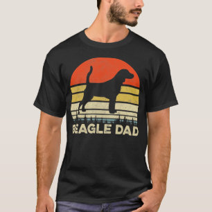 Vintager Best Dog Vater je Beagle T-Shirt