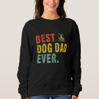 Vintager Best Dog Vater je Shetland Sheepdog Sweatshirt
