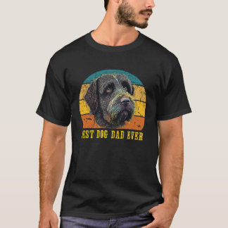 Vintager Best Dog Vater je Sunset Retro Griffon Hu T-Shirt