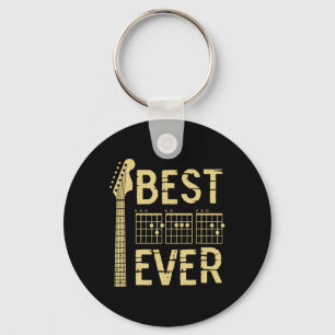 Vintager Best Vater je Gitarrist Gitarrist Gitarri Schlüsselanhänger