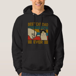 Vintager bester Cat Vater Ever Funny Cat Daddy Ges Hoodie