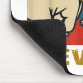 Vintager bester Cat Vater je Bump Fit Mousepad (Ecke)