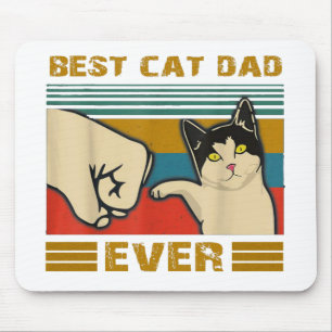 Vintager bester Cat Vater je Bump Fit Mousepad