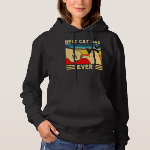 Vintager bester Cat Vater je Faust Bump Katze Dadd Hoodie