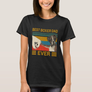 Vintager bester Dog Boxer Vater je Bump Fit Gesche T-Shirt