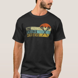 Vintager bester Lacrosse Coach je Lacrosse Team Co T-Shirt