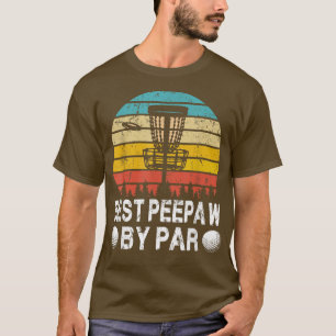 Vintager bester Peepaw von Par Disk Golf Golfer Va T-Shirt