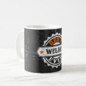 Vintager bester Schweißer Kaffeetasse (Vorderseite Links)