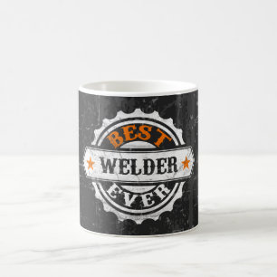 Vintager bester Schweißer Kaffeetasse
