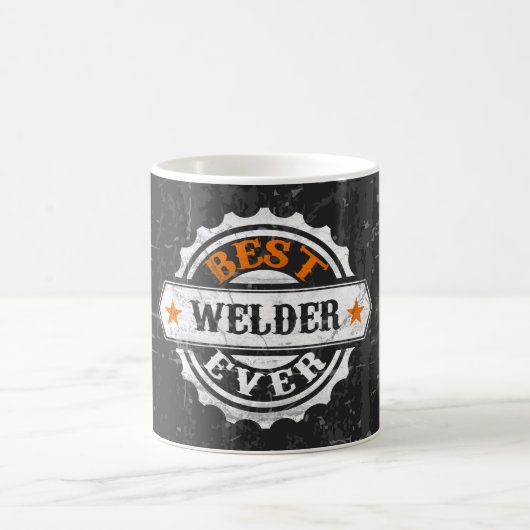 Vintager bester Schweißer Kaffeetasse (Mittel)