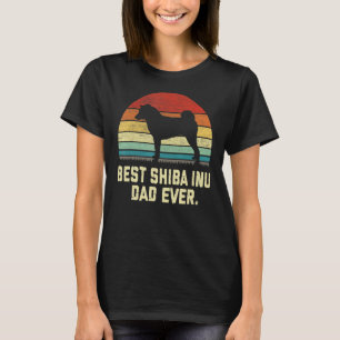 Vintager bester Shiba Inu Vater je Hund T-Shirt