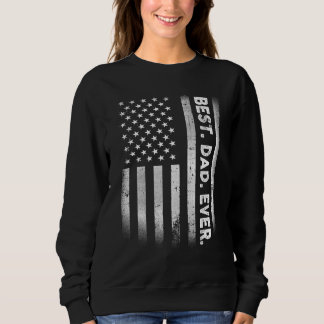 Vintager bester Vater je amerikanische Flagge beän Sweatshirt