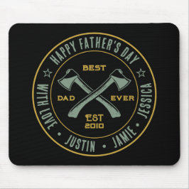 Vintager bester Vater je Personalisiertes AX-Logo Mousepad