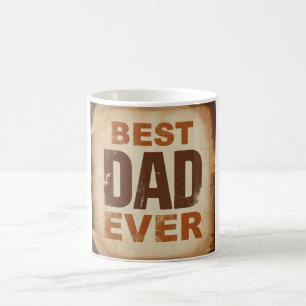 Vintager bester Vater Kaffee Tasse Geschenk