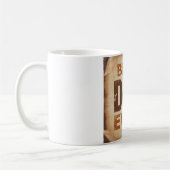 Vintager bester Vater Kaffee Tasse Geschenk (Links)