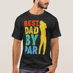 Vintager bester Vater Par Golf Vater Golfer Vater T-Shirt