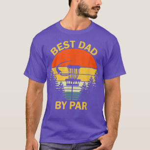Vintager bester Vater von Par Disk Golf T-Shirt Mä