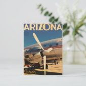 Vintager Besuch Arizona Postkarte (Stehend Vorderseite)