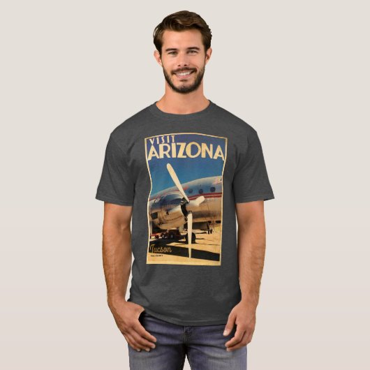 Vintager Besuch Arizona T - Shirt (Vorne ganz)