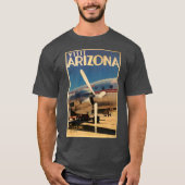 Vintager Besuch Arizona T - Shirt (Vorderseite)