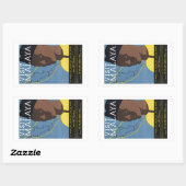 Vintager Besuch der Malaya Malaysia Railways Rechteckiger Aufkleber (Blatt)