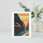 Vintager Besuch Jugoslawiens Postkarte (Stehend Vorderseite)