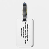 Vintager Besuchs-Kuba-Gepäck-Umbau Gepäckanhänger (Rückseite vertikal)