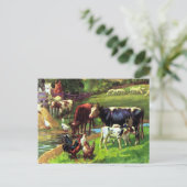 Vintager Betrieb Postkarte (Stehend Vorderseite)