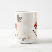 Vintager Biene, Schmetterlingund Kaffeetasse (Mittel)