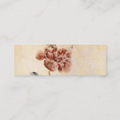 Vintager Biene, Schmetterlingund Mini Visitenkarte (Rückseite)