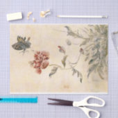 Vintager Biene, Schmetterlingund Seidenpapier (Handwerk)